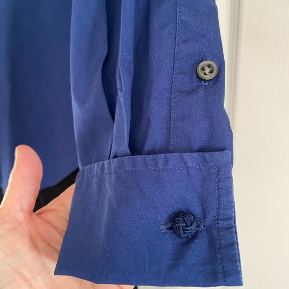 Ralph Lauren light cotton stretch dark blue shirt - Picture 9 of 9